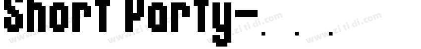 Short Party字体转换